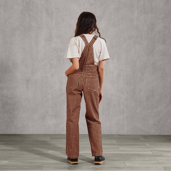 Kickers Checkered Denim Dungarees - Picture 2 of 4